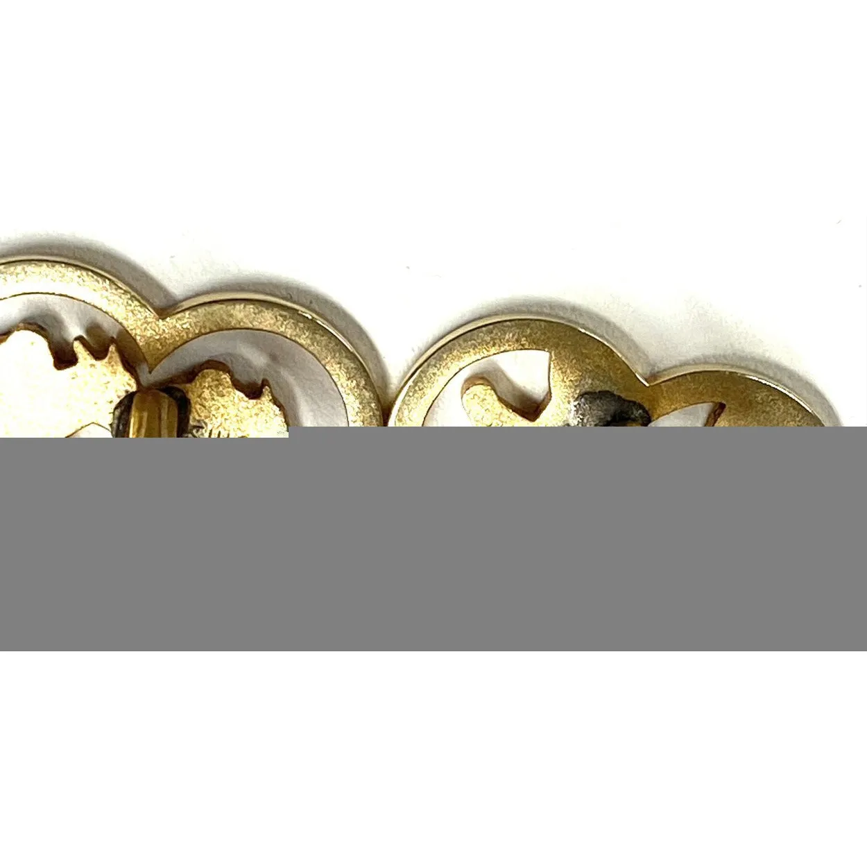 Vintage Swank Horse Cufflinks  Equestrian Horse Racing Jockeys Gold Tone