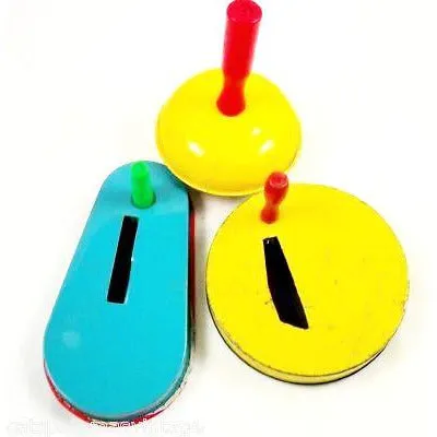 Vintage Tin Noisemakers 1940S Set Of 3 Pinup Woman