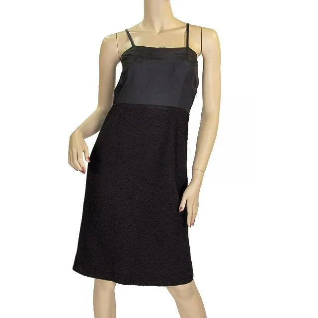 Vintage Vienna Model Wool  Soutache Suit Black 1950S 32-28-36