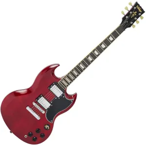 Vintage VS6 ReIssued Electric Guitar ~ Cherry Red