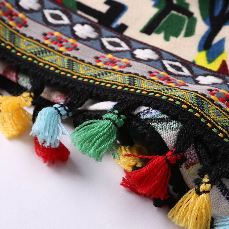 Vintage Women Coat - Aztec Designed