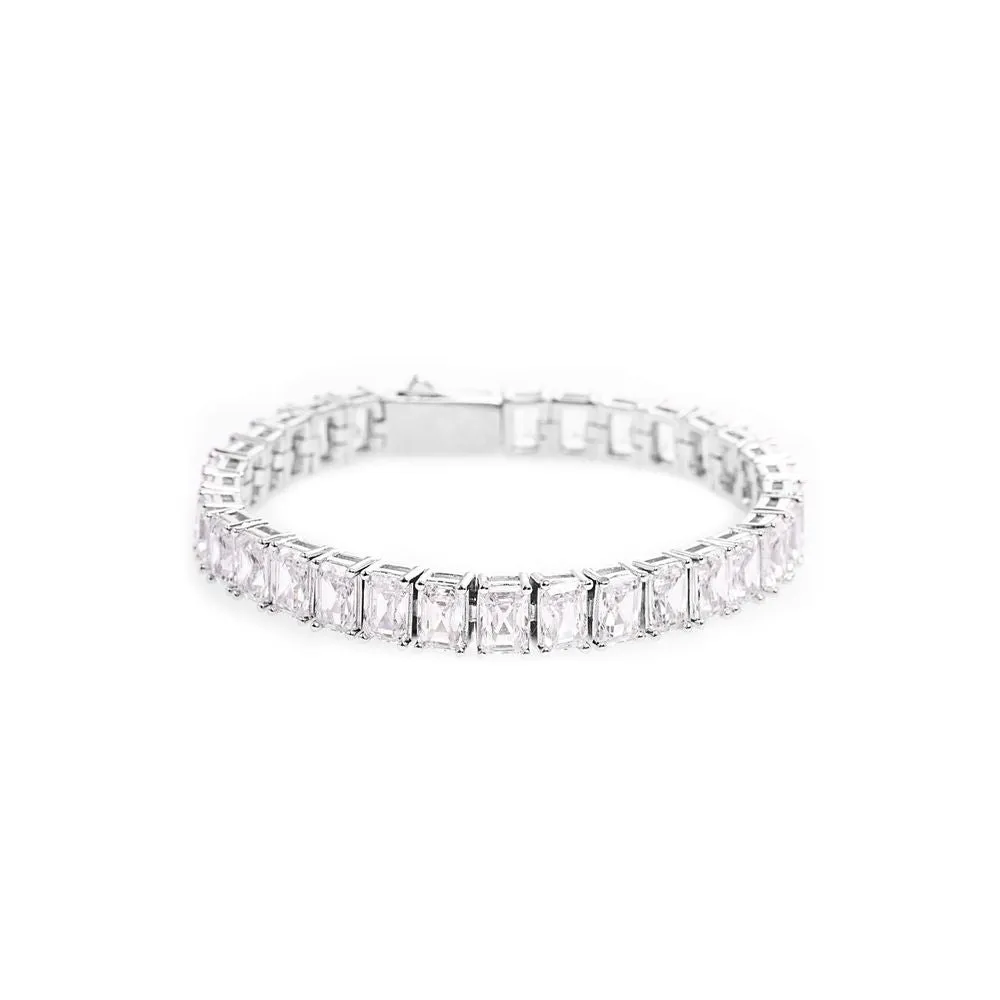 WIC | Emerald T Square Diamond Bracelet