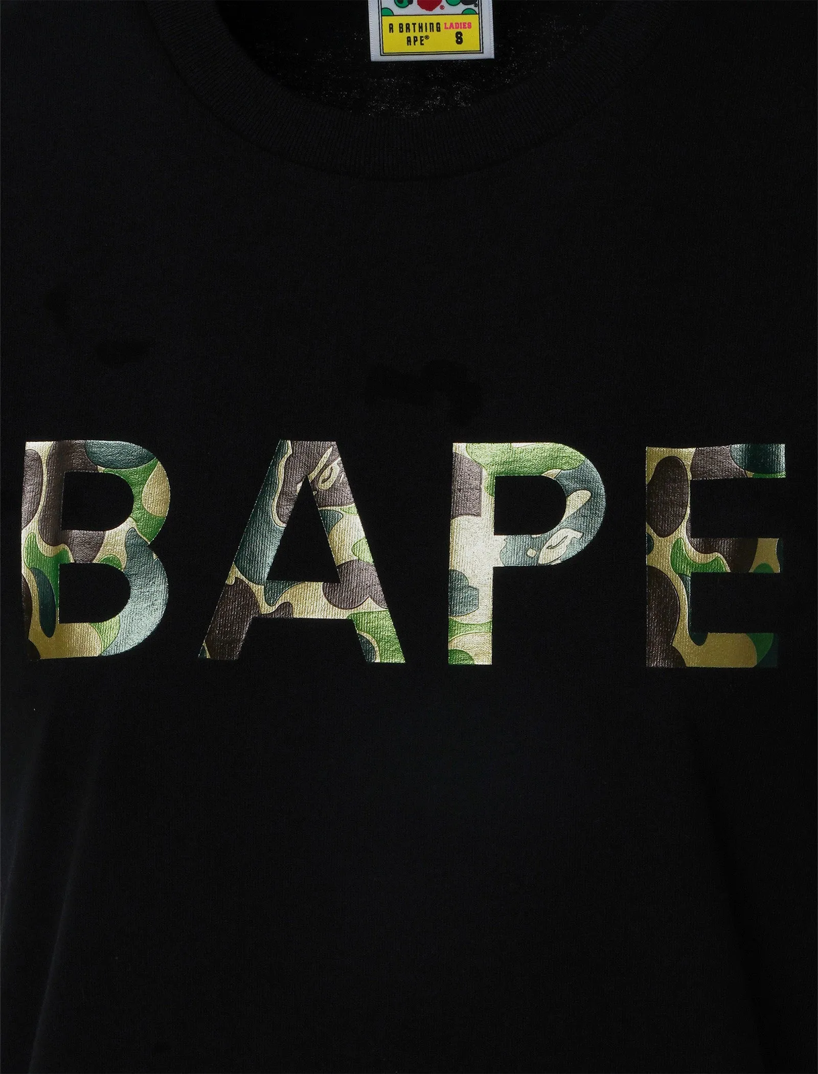 WOMEN'S GLITTER BAPE TEE